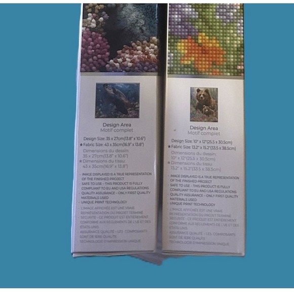 Diamond Dotz Art Kits Bundle Coral Garden DD4.079 & Mother and Cub DD4.384 New - Picture 2 of 2